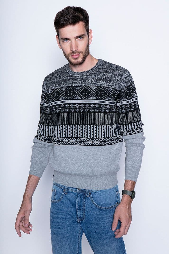 Sweater Baltimore F Graphite Gris L