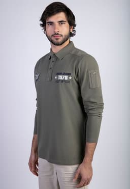 Polera Alaska Military Verde M