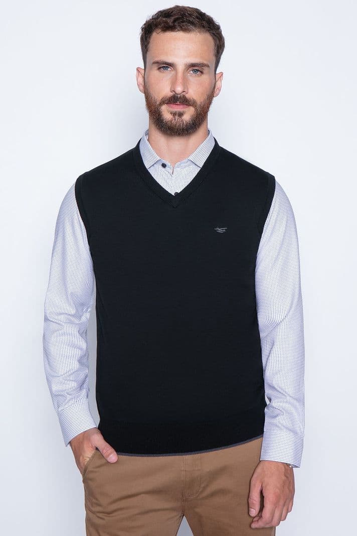 Sweater Black Smart Casual W/S Negro