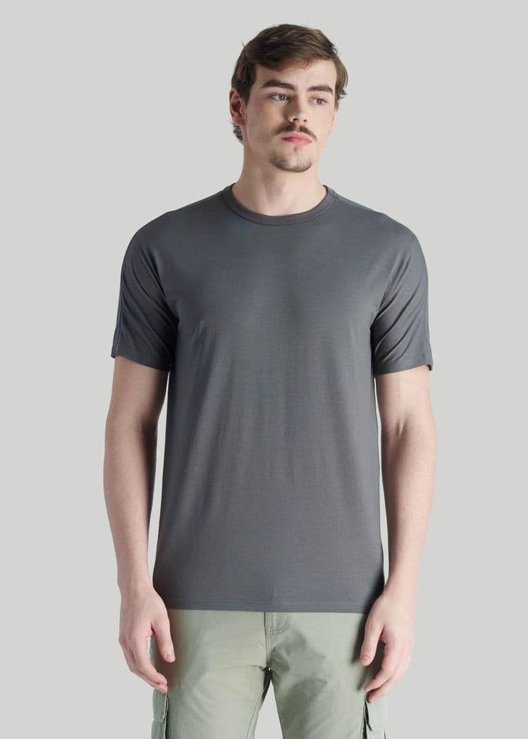 Polera Petrohue Casual Charcoal Gris S