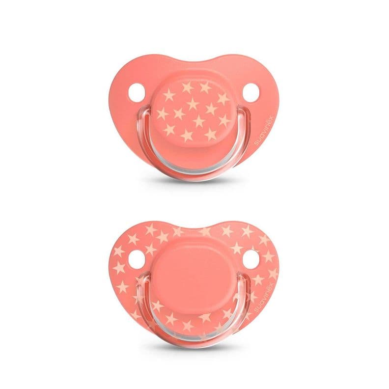 Chupetes The Basics Tetina Anatomica Silicona 6/18 meses Rosado 6 meses