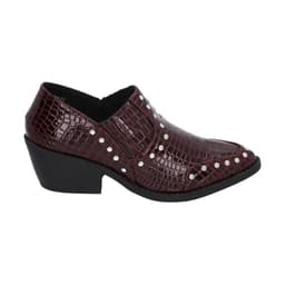 Botin Mujer Burdeo Crocco Police 36