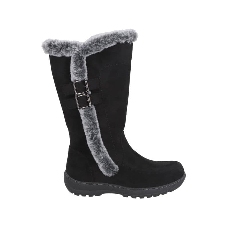 Bota Chiporro Mujer Negro Winter Police 37