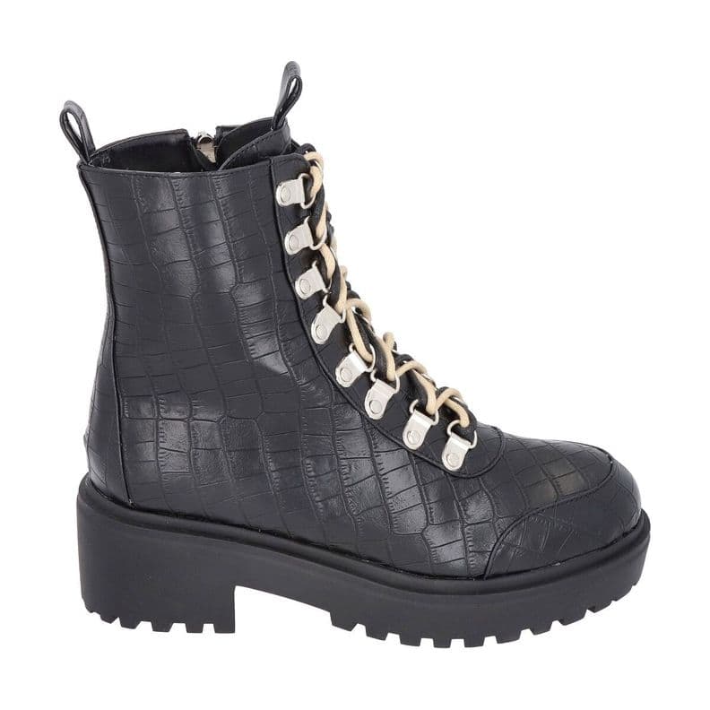 Botin Mujer Negro London 45 Police 35