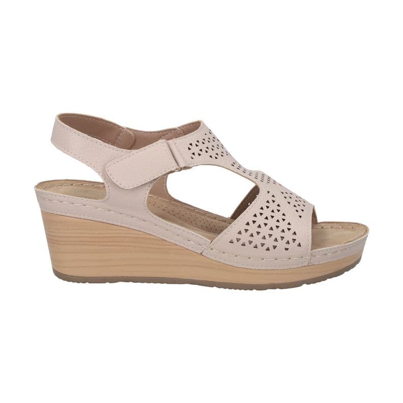 Sandalia Mujer Taupe Kylie Police Cafe 37