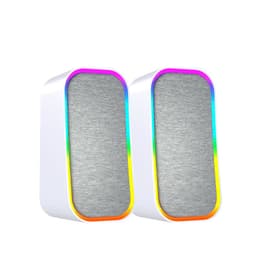 Parlante Fantech Groove RGB Blanca GS304 Negro