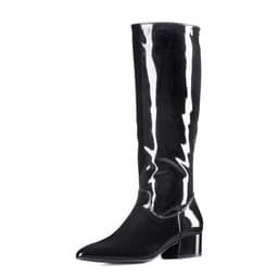 Bota Taco Mujer Casual PU Weide CZY660 Negro CL 36