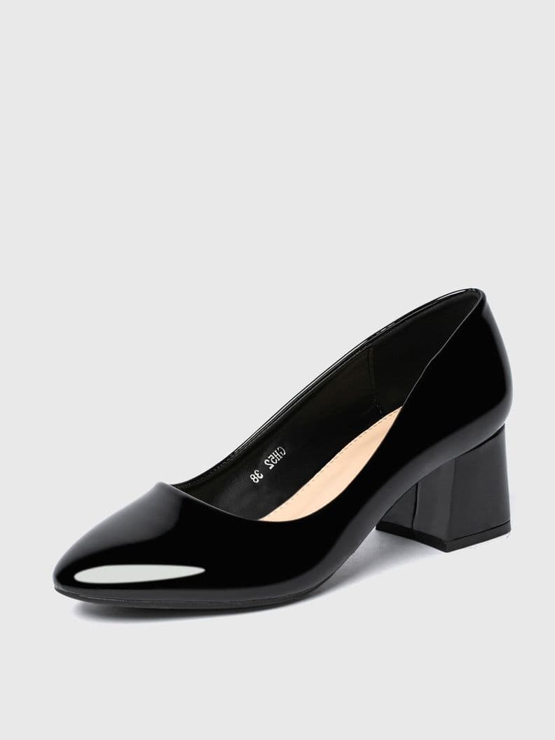 Zapatos Taco Negro Oficina Weide GH52 CL 38