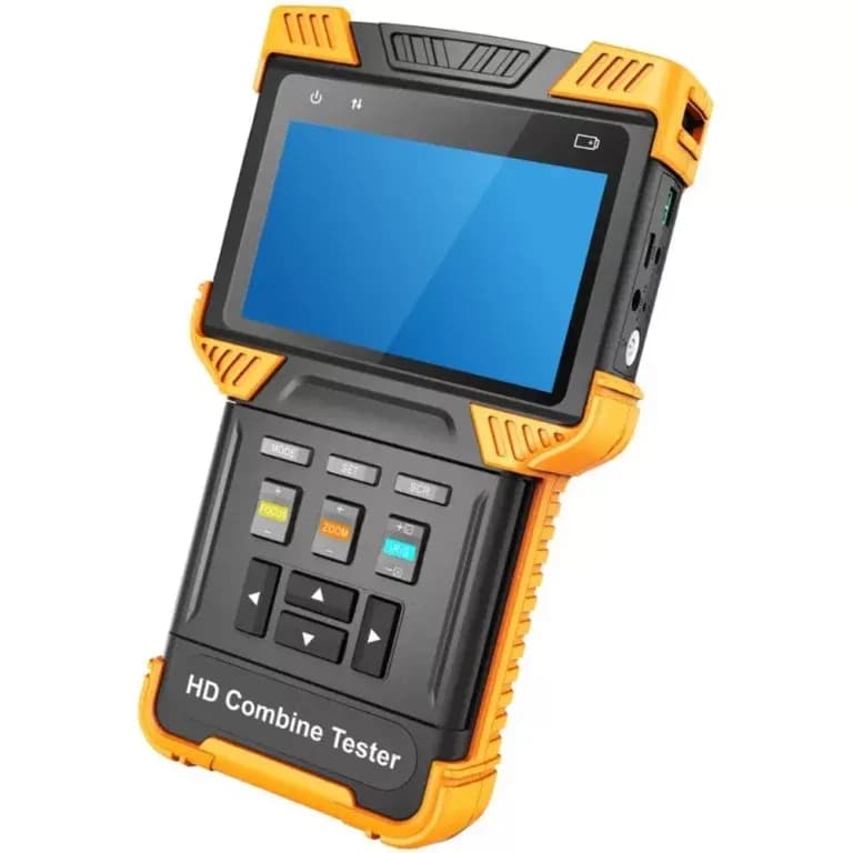 TESTER CCTV DAHUA. CAMARAS ANALOGAS, HDCVI, TVI E IP. ALIMENTA CAMARAS POE. Amarillo
