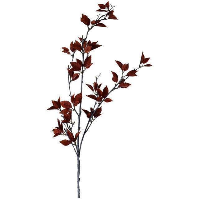 Rama Decorativa de Eucalipto Rojo 120 Cms. Burdeo Degradado
