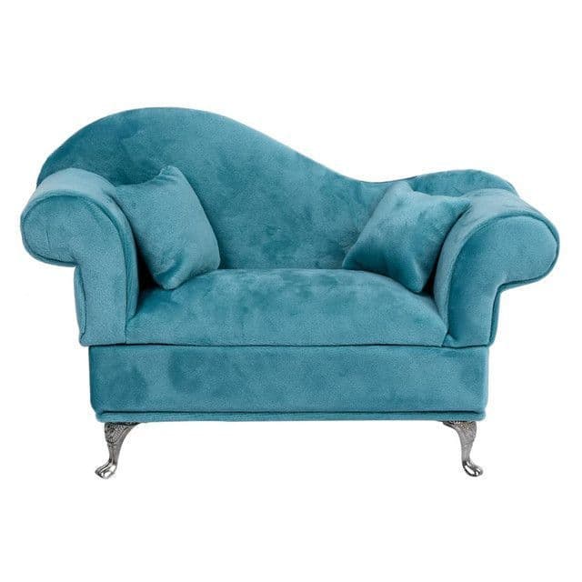 Joyero Decorativo Sofa Turquesa