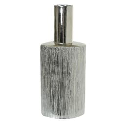 Jarron Decorativo Alhambra Cilindro Alto Plata