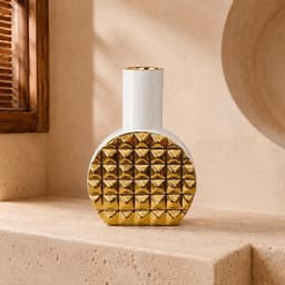 Jarron Decorativo Lorient Redondo Dorado
