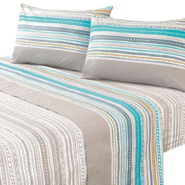 Juego de Sabanas 144 Hilos King Karachi Beige