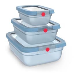 Contenedor hermetico de alimentos ONECLICK Azul 0,5/1,2/2,3L Tefal
