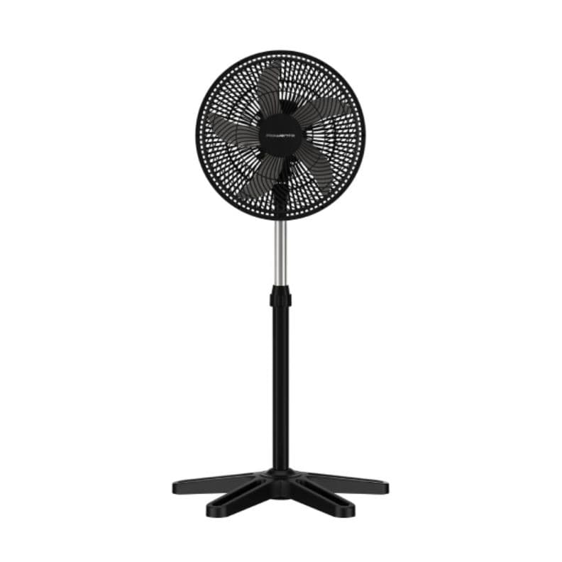 Ventilador pedestal Turbo Essential 15'' 40W Rowenta Negro