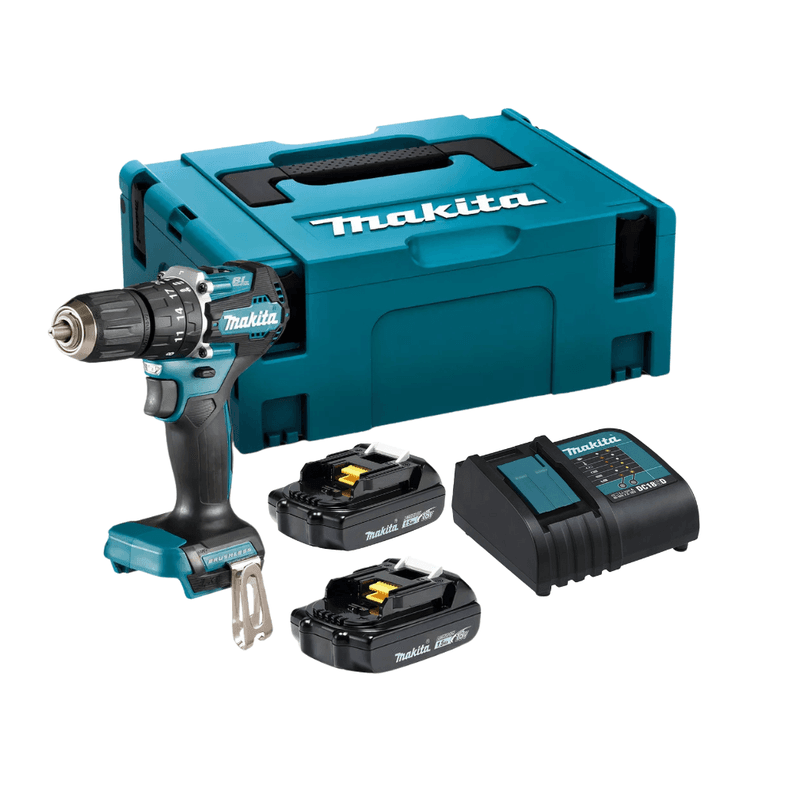 Taladro Percutor 18v Brushless Makita Dhp487SY2J/ 2 Baterias