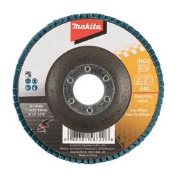 Disco Traslapado Metal/inox 4 1/2'' Gr40 Makita D-74186