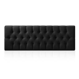 Respaldo Capitone Antonia HVM 1.5 plaza Negro Cuero PU