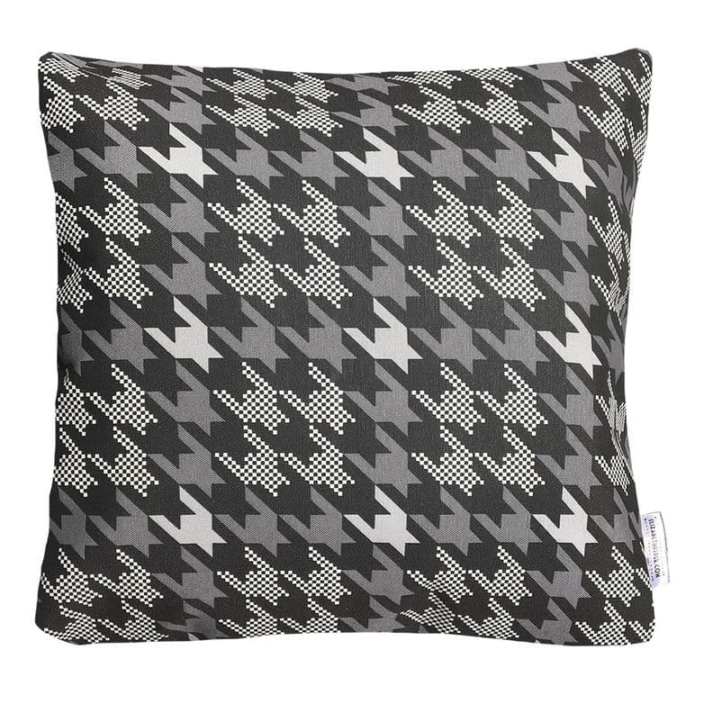 COJIN DECORATIVO DISENO PRINT GRIS Y NEGRO 50x50 RELLENO