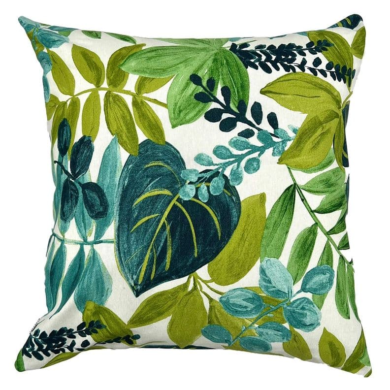 Cojin Decorativo Diseno Verde Botanico 45x45 Relleno No requiere variantes por talla
