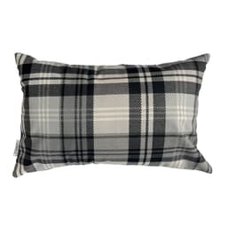Cojin Decorativo Diseno Escoces Negro 50x30 Relleno
