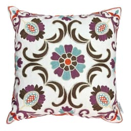 Funda Cojin Decorativo Diseno Jaipur Morado 45x45