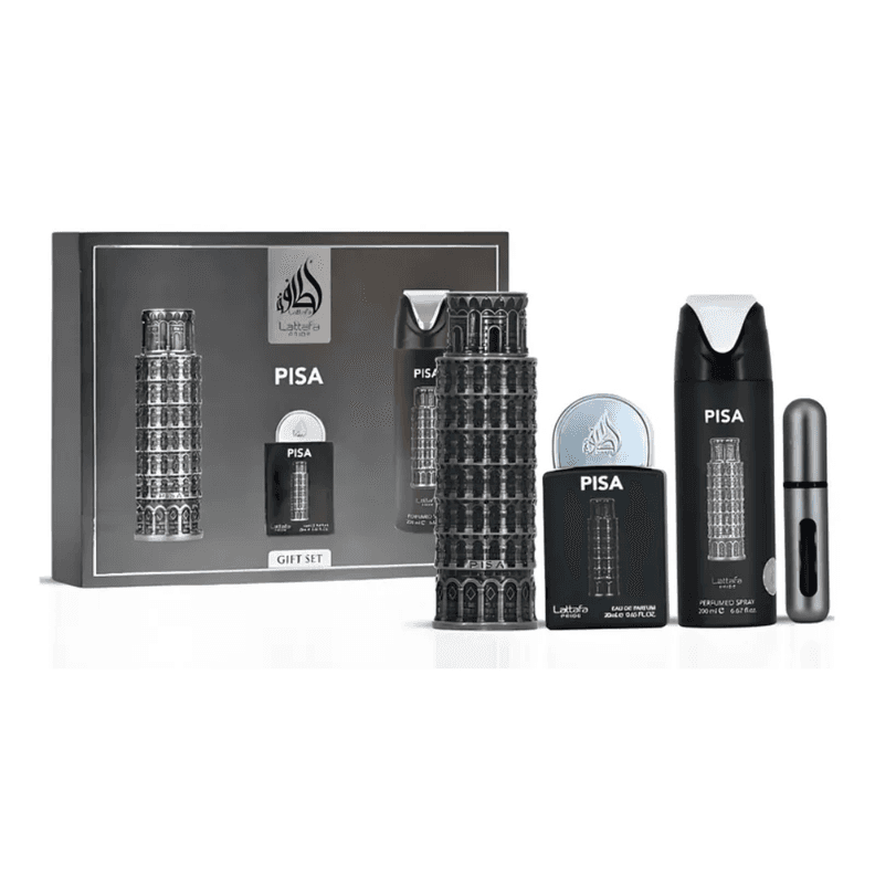 Lattafa Pride Pisa Edp 100 Ml + 20 Ml + Deo Spray 200 Ml Set 3 Pcs Unisex