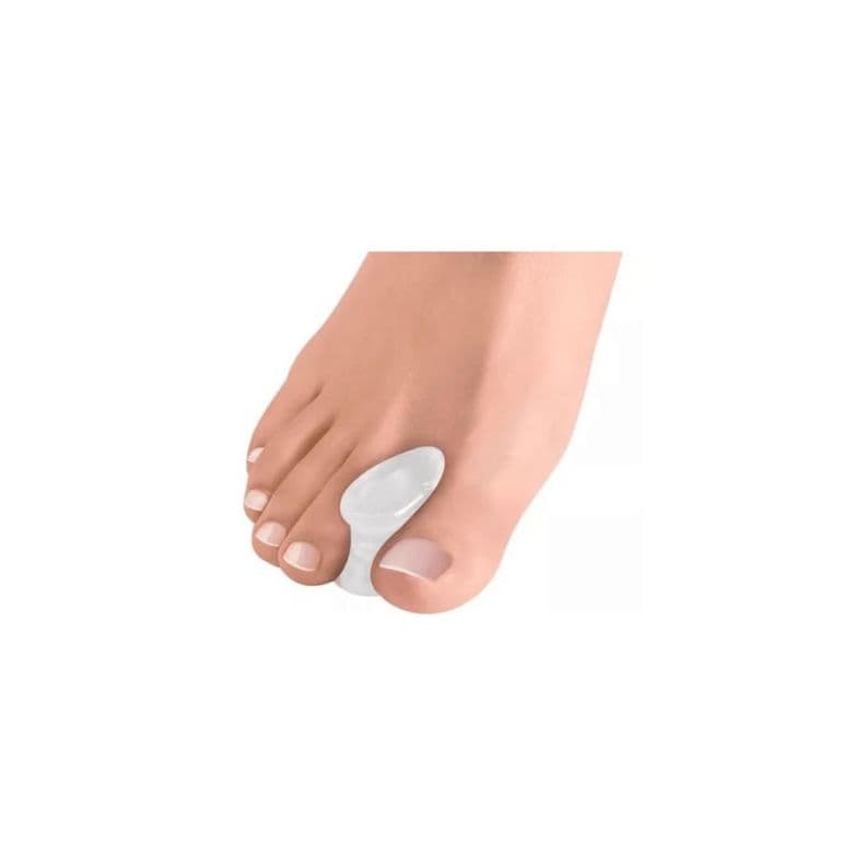 Separador Corrector De Dedos De Gel Viscoelastico S Blanco