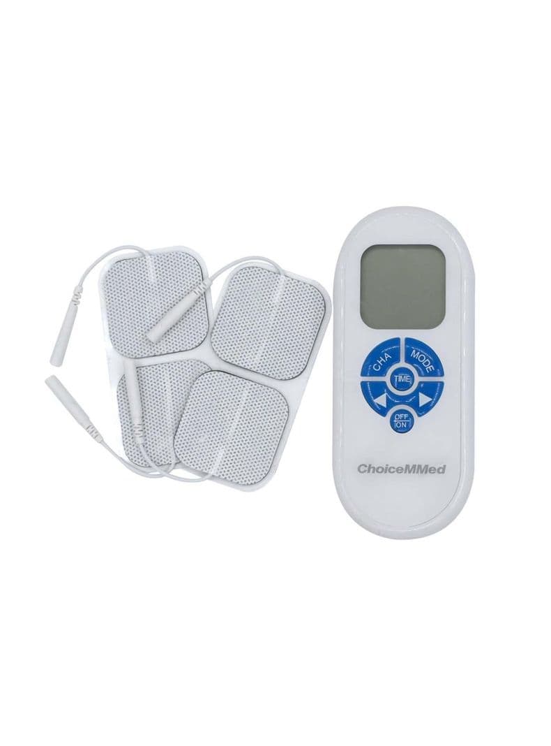 Estimulador Electrico Tens Choicemmed Mdts100 Blanco