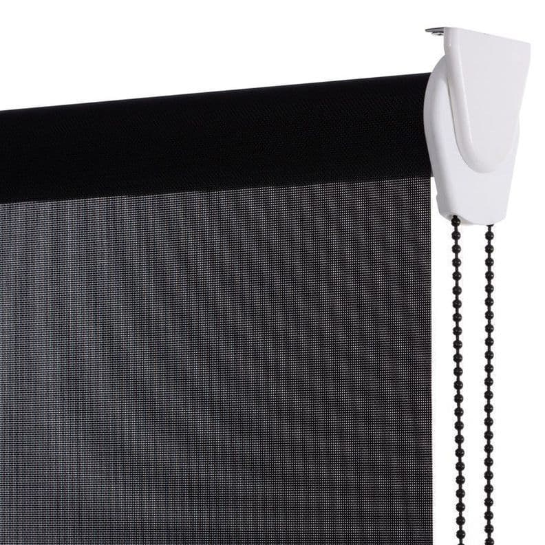 Cortina Roller Sunscreen 110x240 cm Negra Negro