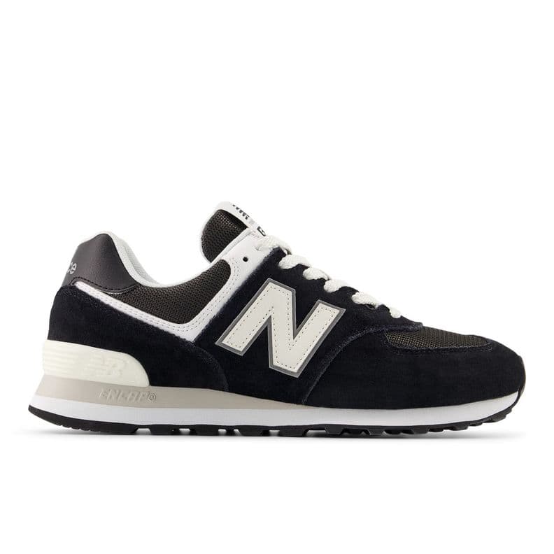 Zapatillas Urbana Unisex New Balance 574 Gris/Negra/Blanca Negro US 4.5