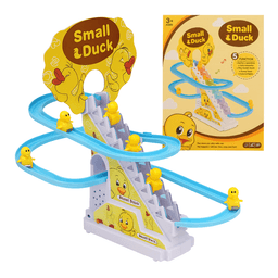 Juguete Pista Pato Small Duck Entretenida Tobogan Carrera Amarillo