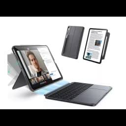 Funda Con Teclado ESR Shift Para iPad Air 11 M4 M3 M2 Air 10 9 4 5ta Gen Gris Oscuro