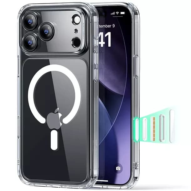 Carcasa ESR Para iPhone 17 Pro Max Classic Hybrid HaloLock Transparente