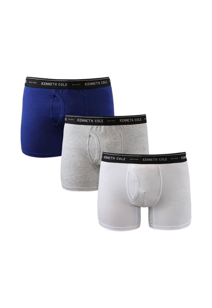 Boxer pack3 talla S Kenneth Cole Gris