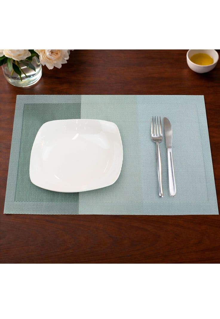 Pack 2 Individuales de mesa Nautica Home 45x30cm degrade verde