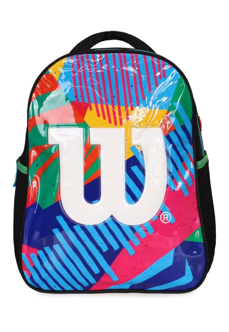 Mochila infantil unisex Fusion negra multicolor Wilson Negro