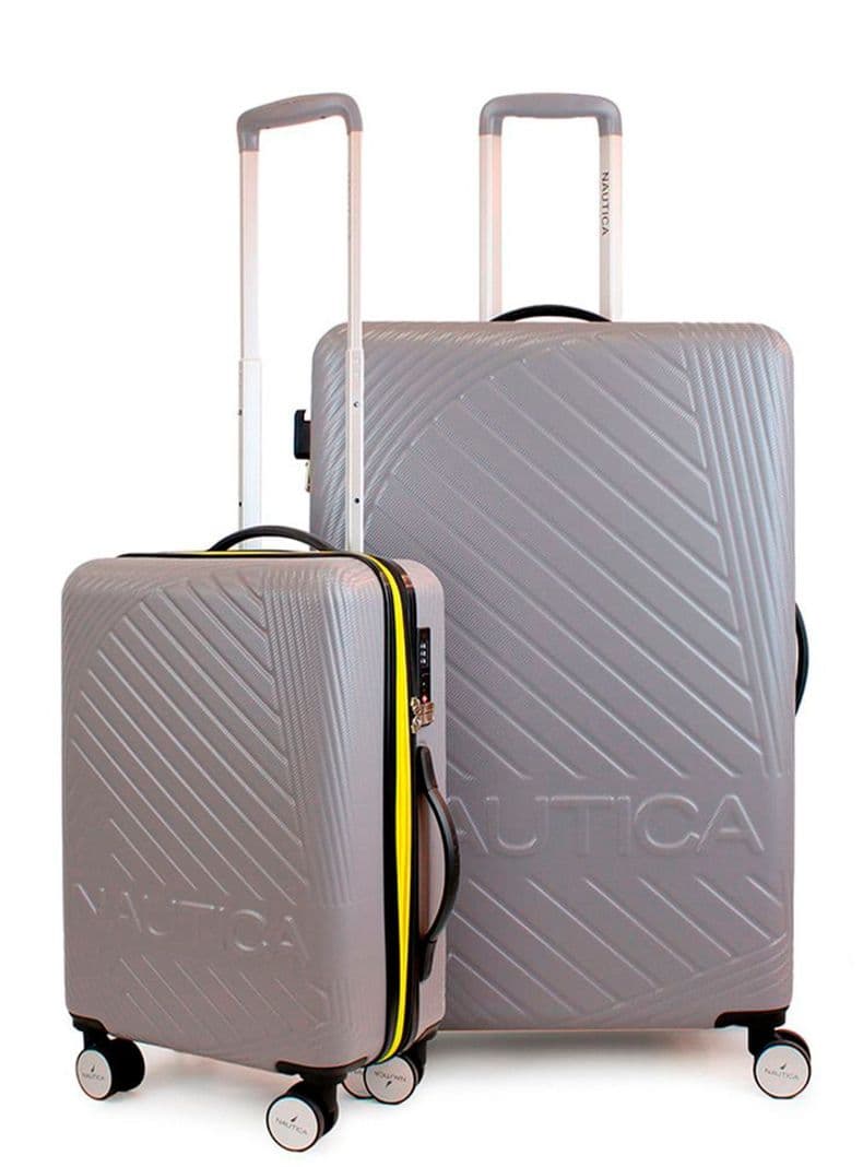 Pack 2 maletas Nautica S+L Bahamas 10kg y 23kg gris