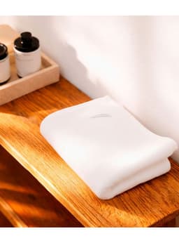 Toalla de mano Nautica 100% algodon textura esponjosa blanca Blanco S