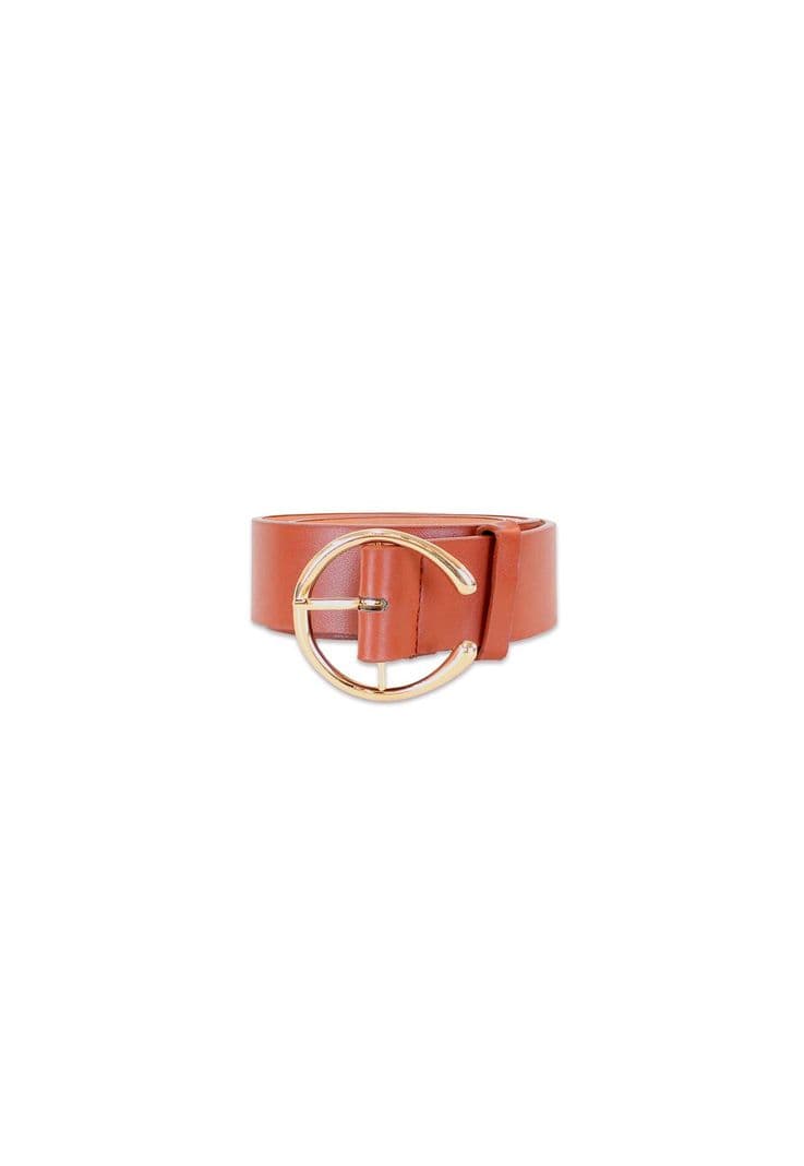 Cinturon de mujer Carven Paris Eloise cafe claro