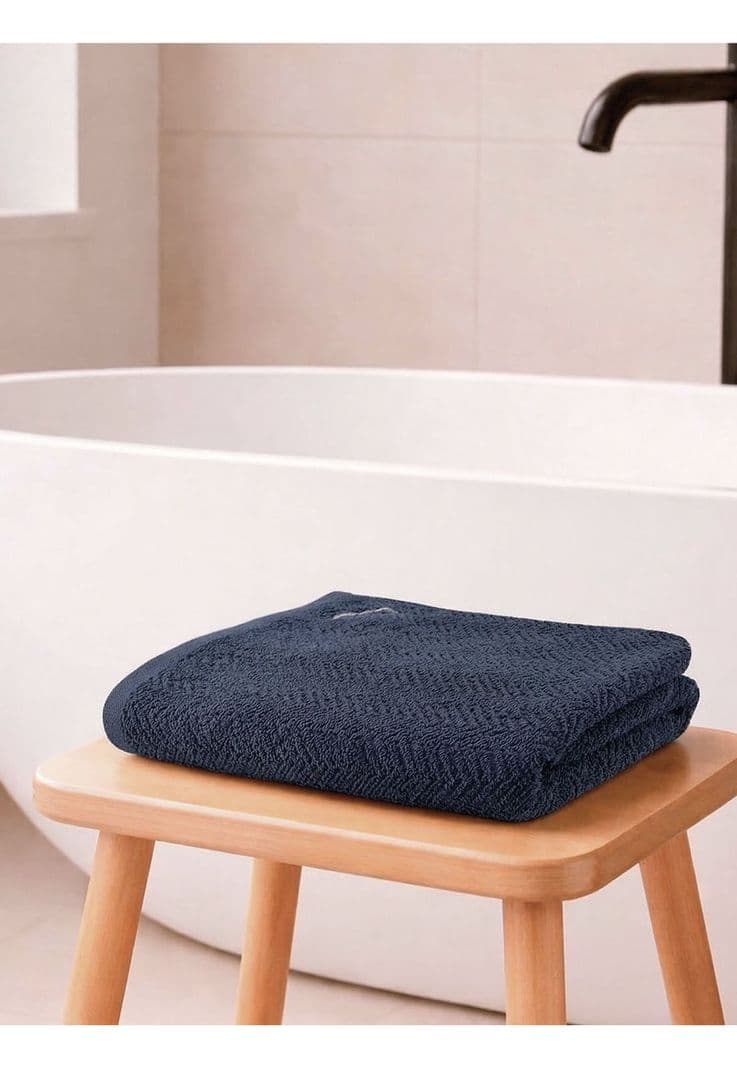 Toalla de Bano Cuerpo VIS Nautica Home 100% algodon suave 76x137cm azul marino