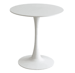 Mesa Tulip Redonda 80 cm Diametro Madera
