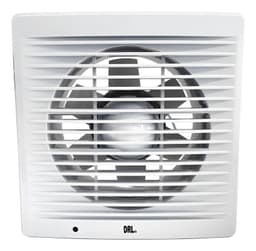 Extractor De Aire 6 Pulgadas Drl Cuadrado Bano Cocina Sec Blanco