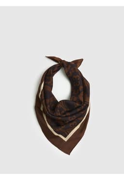Bandana Woman Estampado Burdeo
