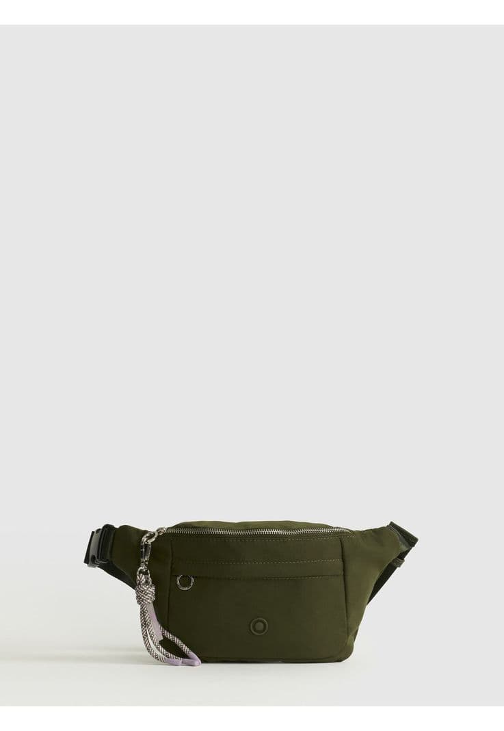 Banano Nylon Llavero Verde