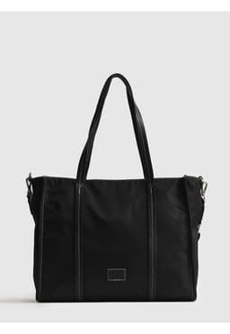 Bolso Nylon Notebook Office Iconicas Negro