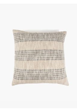 Cojin De Lineas Beige