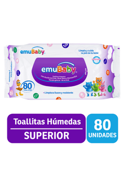 Caja 24 Paquetes Toallas Emubaby Sin Tapa 80 Und C U