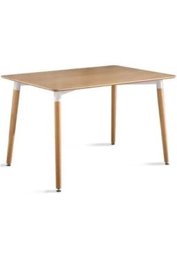 Mesa Eames Rectangular Wood 130x80cm